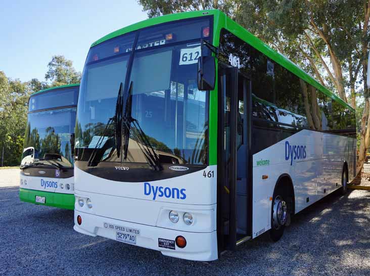 Dysons Volvo B7R Volgren SC222 461